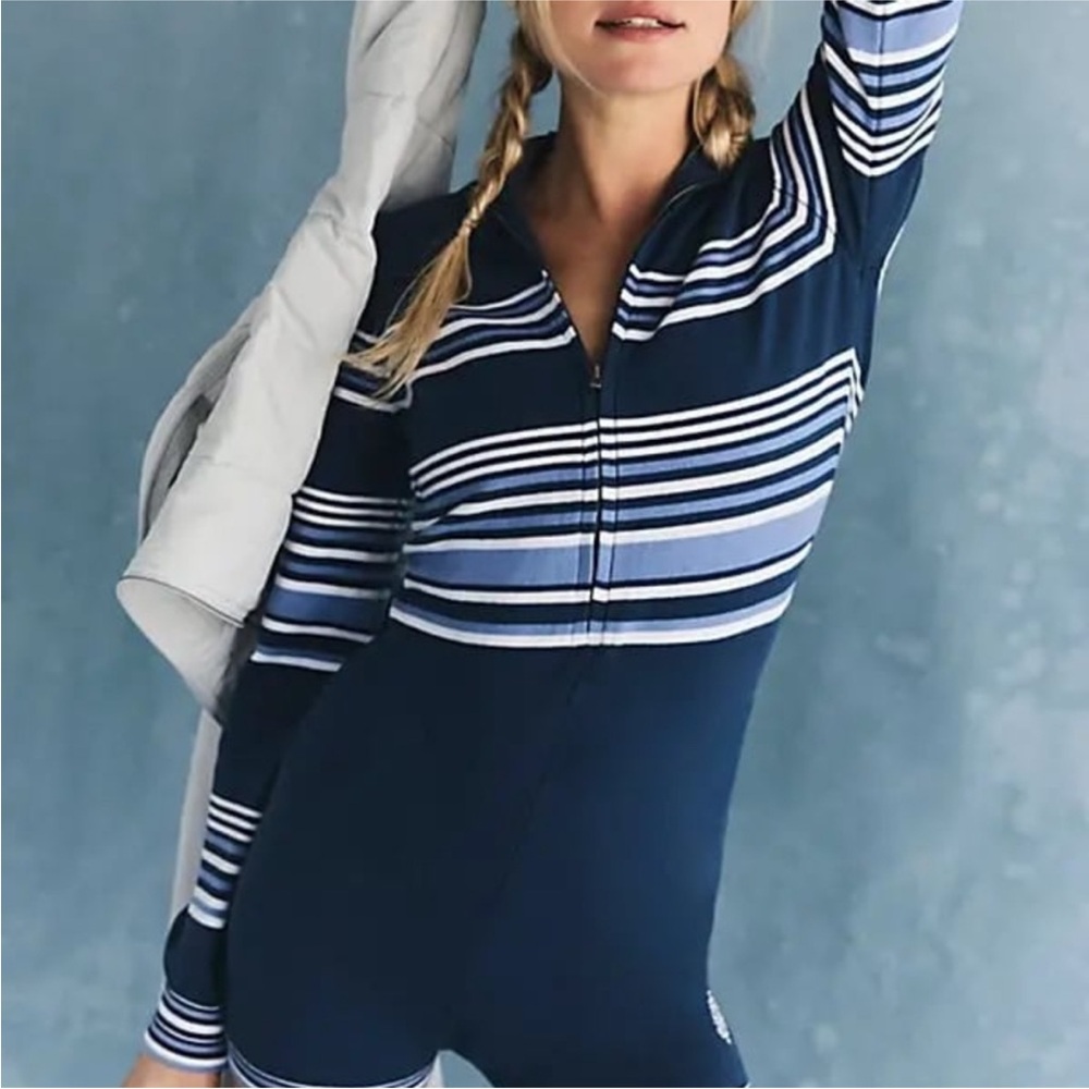 Free People FP Movement It’s Cold Outside Playsuit Romper Onesie Size Large NWOT